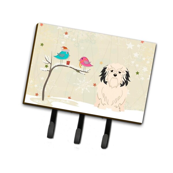 Carolines Treasures Christmas Presents Between Friends Lowchen Leash or Key Holder BB2491TH68 - main